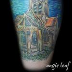 Tattoos - Van Gogh  Cathedral Color Tattoo - 125348